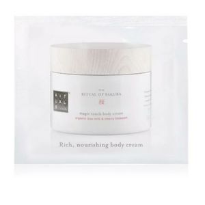 Ritual of Sakura Rice milk cherry blossom sample packet